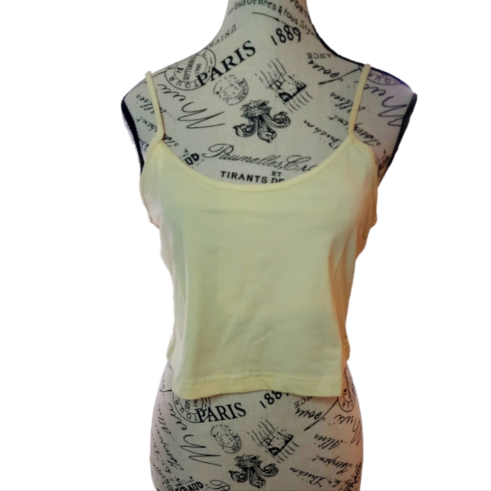 NEW Nordstrom BP Cropped Knit Cami Beige Size Sm, Med, Lrg, or 2XL